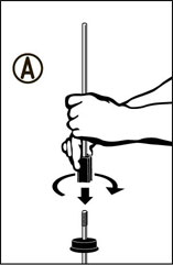 attach extension rod